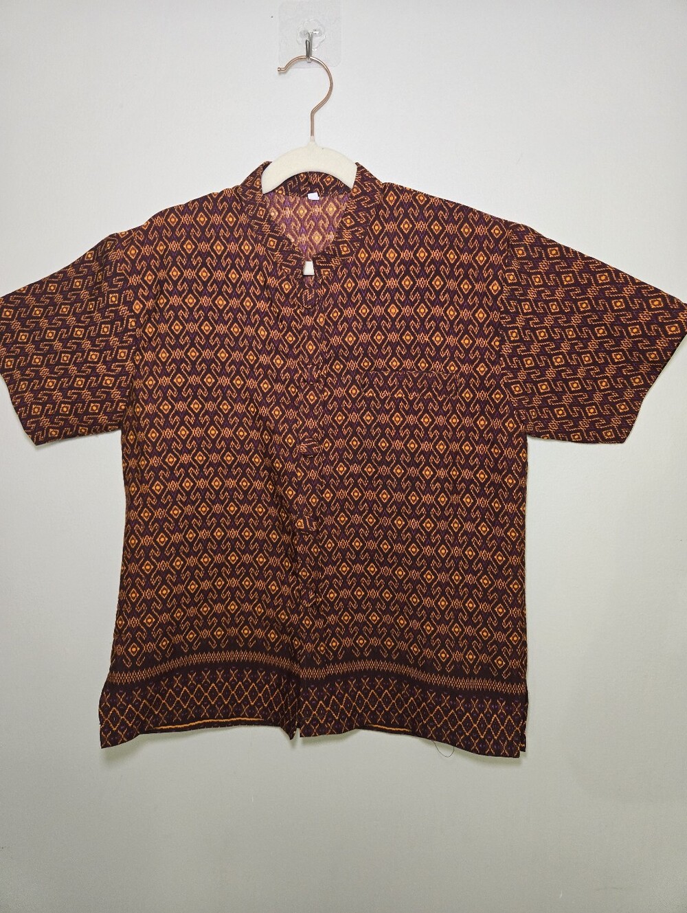 Boys Traditional Cambodian Silk Shirt